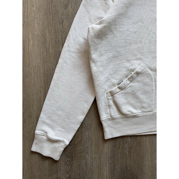 Polo Ralph Lauren Athletic White Hoodie Vintage Style Sweater Medium Rare Hype - Picture 5 of 16